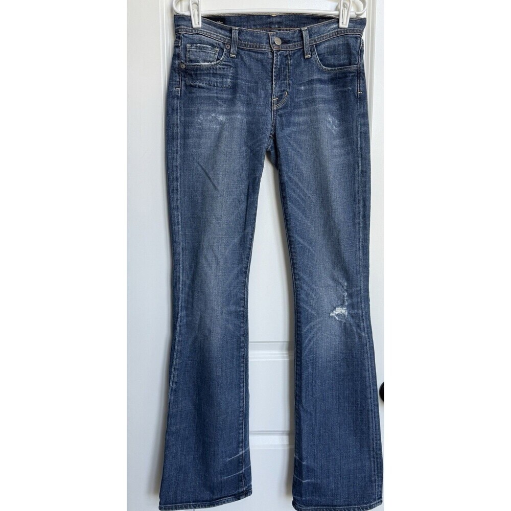 Citizens of Humanity Jeans‎ Womens 27 Blue Ingrid Stretch Low Waist Flare Y2K